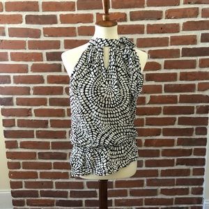 WHBM Sleevless Top with Tie Detail